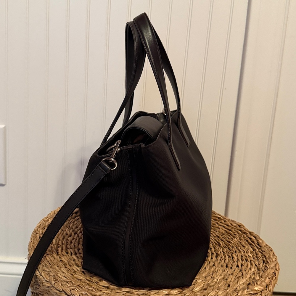 Coach Classic Black Tote with Crossbody Strap - Great Condition - Picture 3 of 13